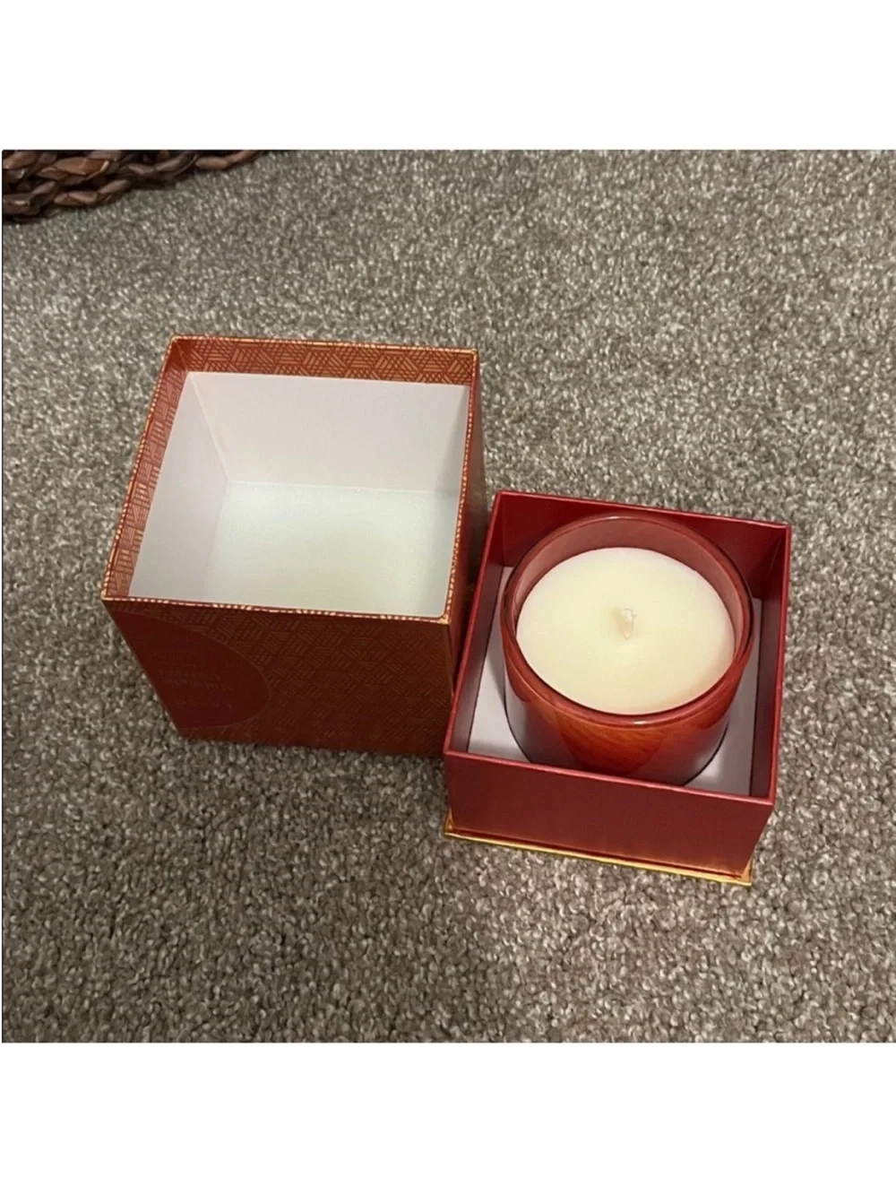 LAFCO Midnight Currant Candle in Red and Gold Box